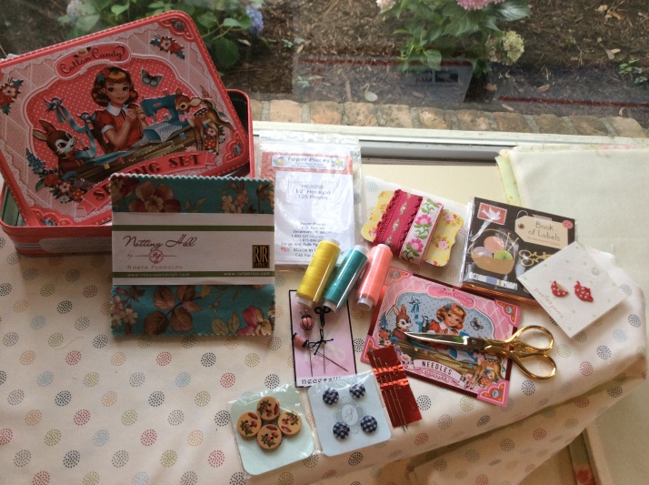 Sewing Tin Contents
